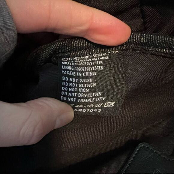 Dream control plaid wool blend back pack - Picture 9 of 11